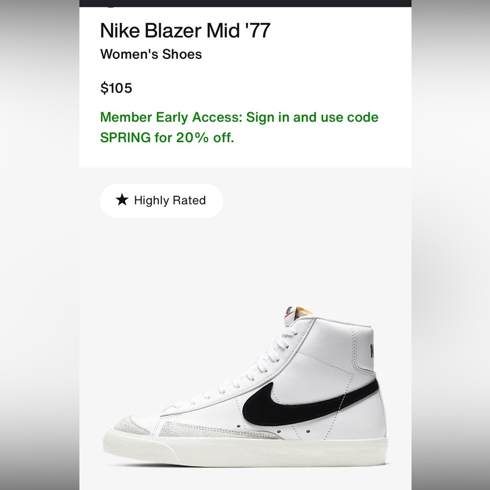 Nike Mid Size High Tops